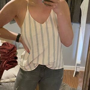 Pink striped tank from fab’rik